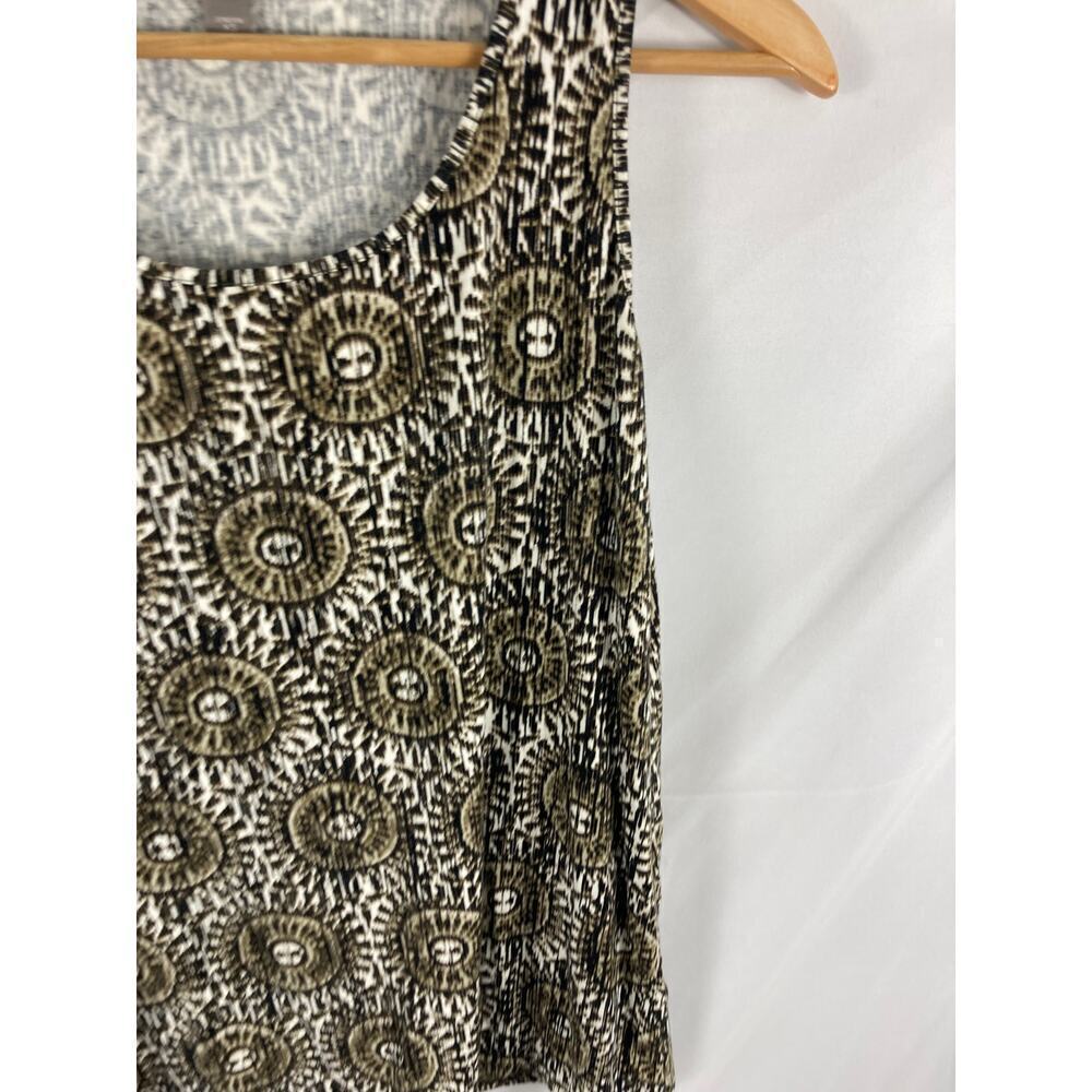 J Jill Wearever Patterned Stretch Tank Size XS - Picture 2 of 6